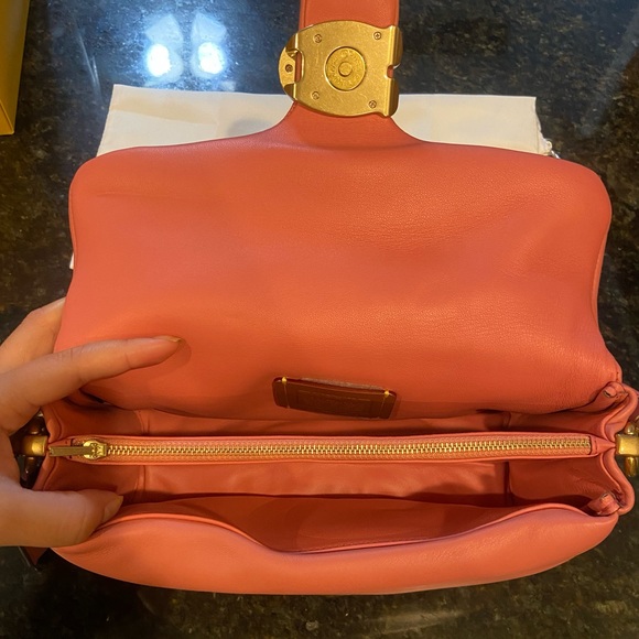 Coach Pink Pillow Tabby Shoulder Bag 26 - Picture 9 of 10